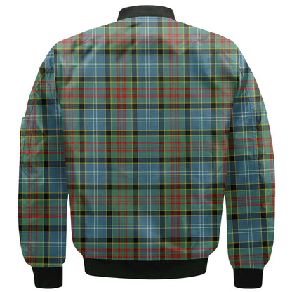 Clan Brisbane Tartan Men Bomber Jacket Crest And Plaid Basic Style