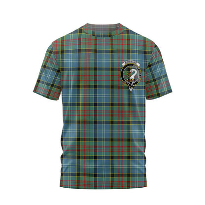 Clan Brisbane Tartan Men T Shirt Crest And Plaid Basic Style