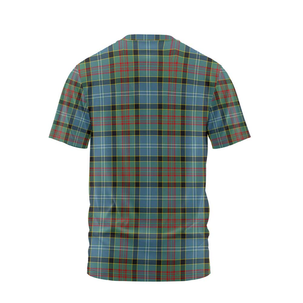 Clan Brisbane Tartan Men T Shirt Crest And Plaid Basic Style