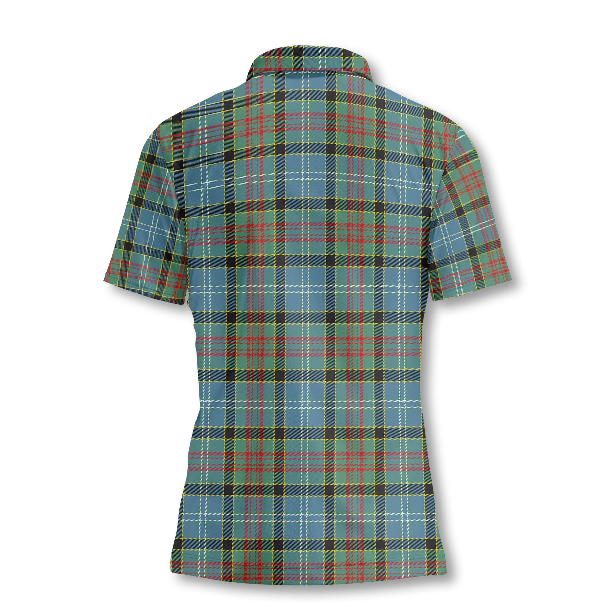 Clan Brisbane Tartan Women Polo Shirt Crest And Plaid Basic Style