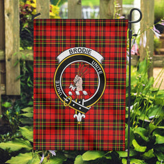 Clan Brodie Tartan Garden Flag Crest And Plaid Basic Style