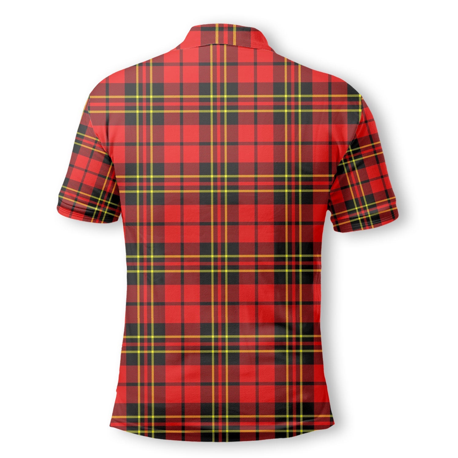 Clan Brodie Tartan Golf Men Polo Shirt Crest And Plaid Basic Style