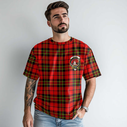 Clan Brodie Tartan Men T Shirt Crest And Plaid Basic Style