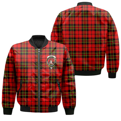 Clan Brodie Tartan Women Bomber Jacket Crest And Plaid Basic Style