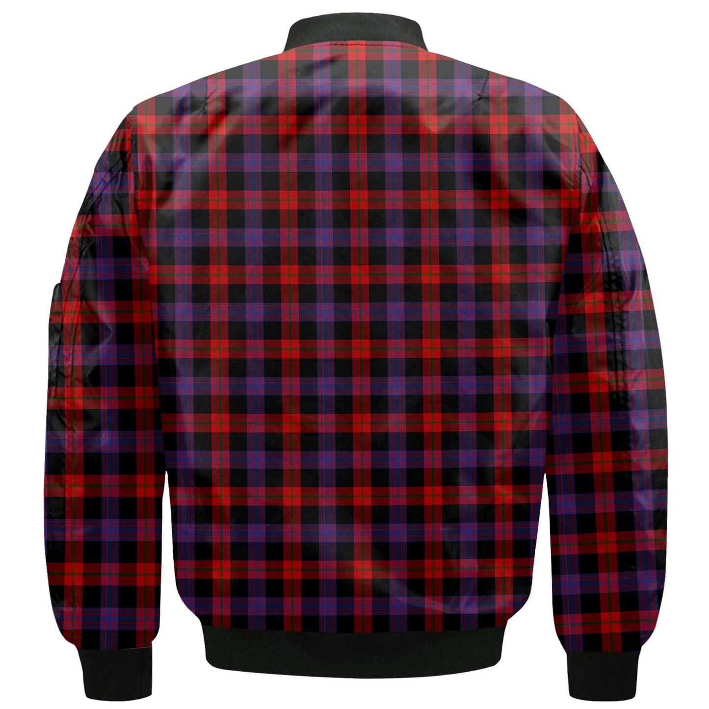 Clan Broun Tartan Men Bomber Jacket Crest And Plaid Basic Style