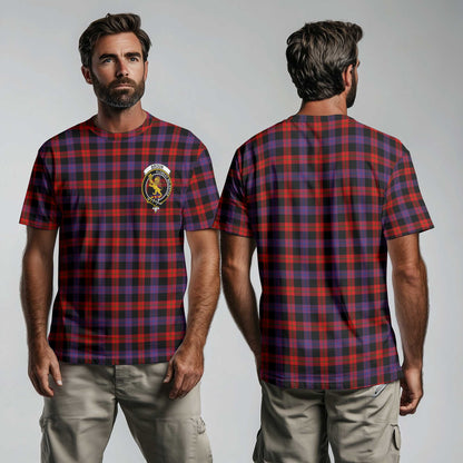 Clan Broun Tartan Men T Shirt Crest And Plaid Basic Style