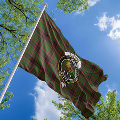 Clan Buchan Tartan Flag Crest And Plaid Basic Style