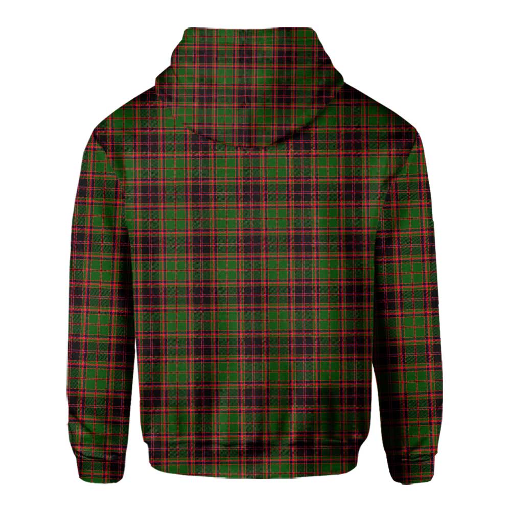 Clan Buchan Tartan Men Hoodie Crest And Plaid Basic Style