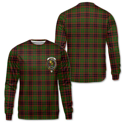 Clan Buchan Tartan Men Sweatshirt Crest And Plaid Basic Style