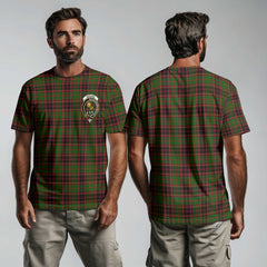 Clan Buchan Tartan Men T Shirt Crest And Plaid Basic Style