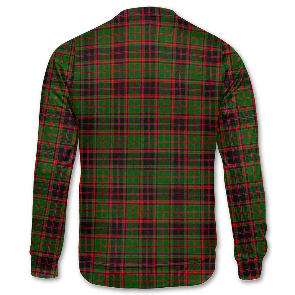 Clan Buchan Tartan Women Sweatshirt Crest And Plaid Basic Style