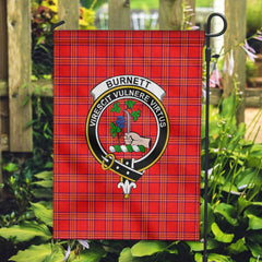Clan Burnett Tartan Garden Flag Crest And Plaid Basic Style