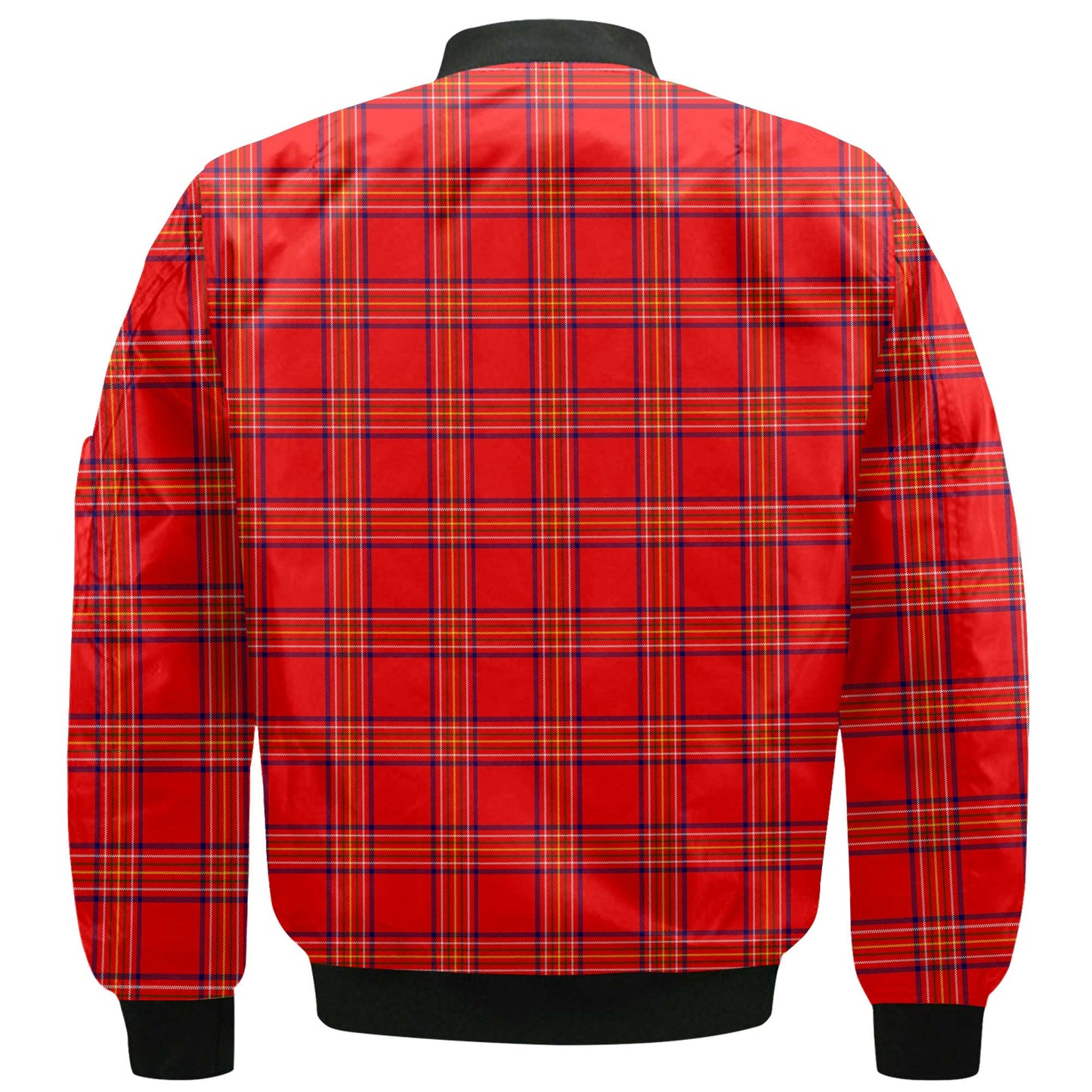 Clan Burnett Tartan Women Bomber Jacket Crest And Plaid Basic Style