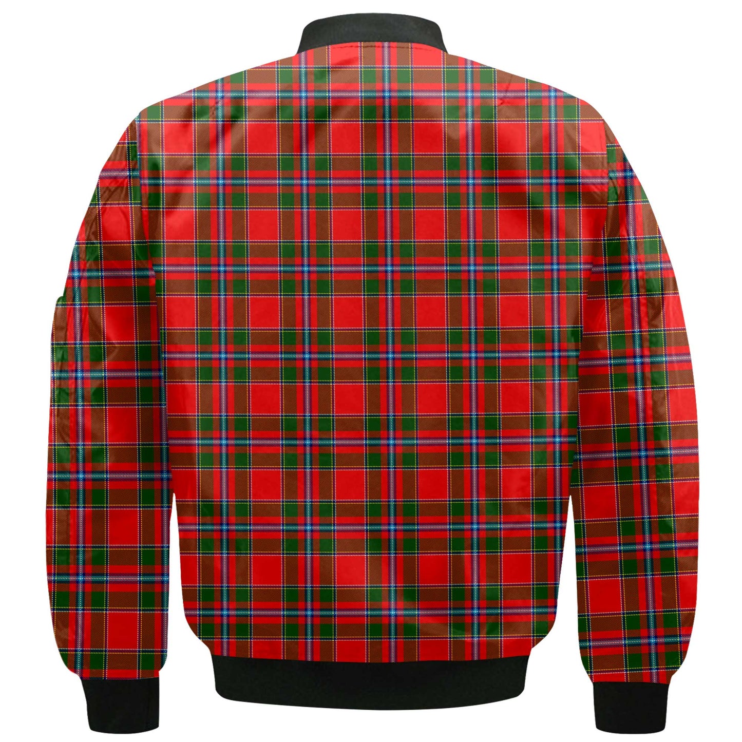 Clan Butter Tartan Men Bomber Jacket Crest And Plaid Basic Style