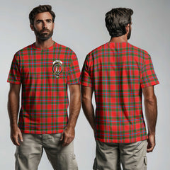 Clan Butter Tartan Men T Shirt Crest And Plaid Basic Style