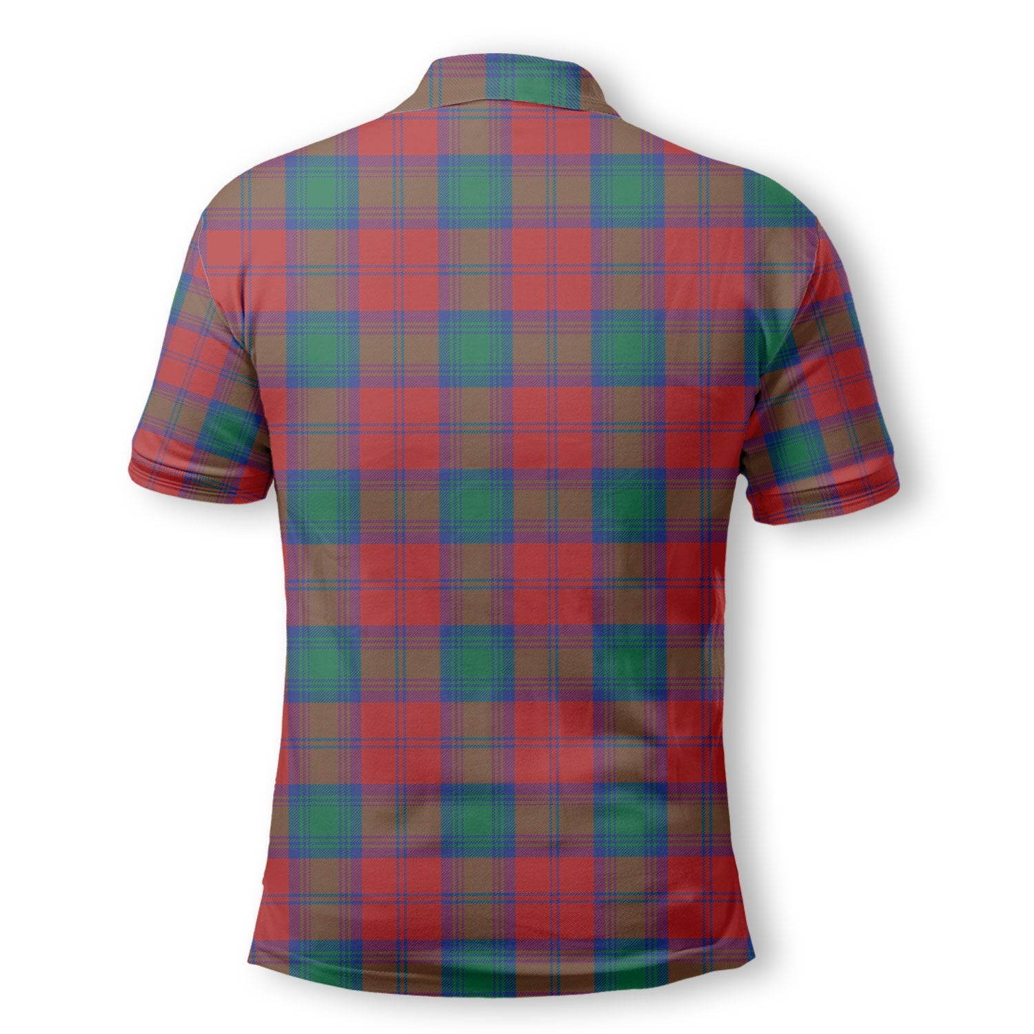 Clan Byres Tartan Golf Men Polo Shirt Crest And Plaid Basic Style