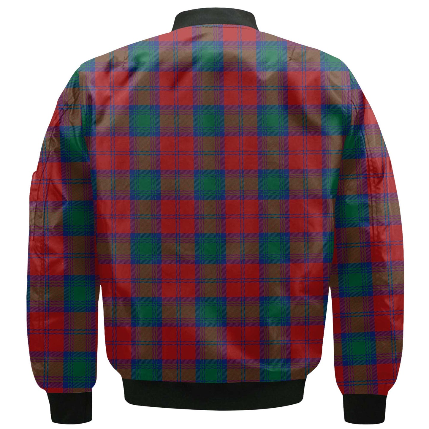 Clan Byres Tartan Men Bomber Jacket Crest And Plaid Basic Style