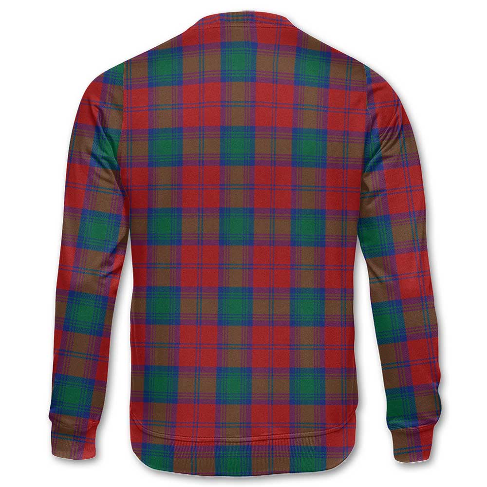 Clan Byres Tartan Men Sweatshirt Crest And Plaid Basic Style