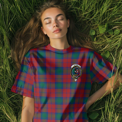 Clan Byres Tartan Women T Shirt Crest And Plaid Basic Style