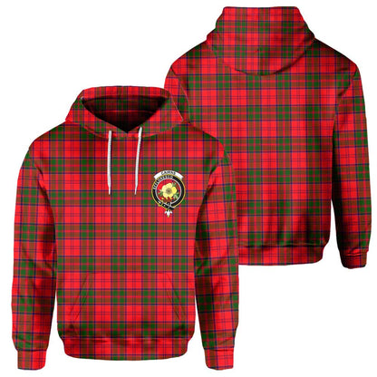 Clan Cairns Tartan Men Hoodie Crest And Plaid Basic Style