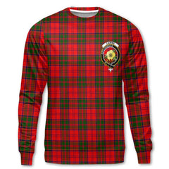 Clan Cairns Tartan Men Sweatshirt Crest And Plaid Basic Style