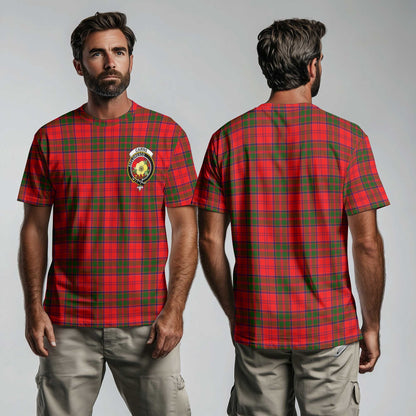 Clan Cairns Tartan Men T Shirt Crest And Plaid Basic Style