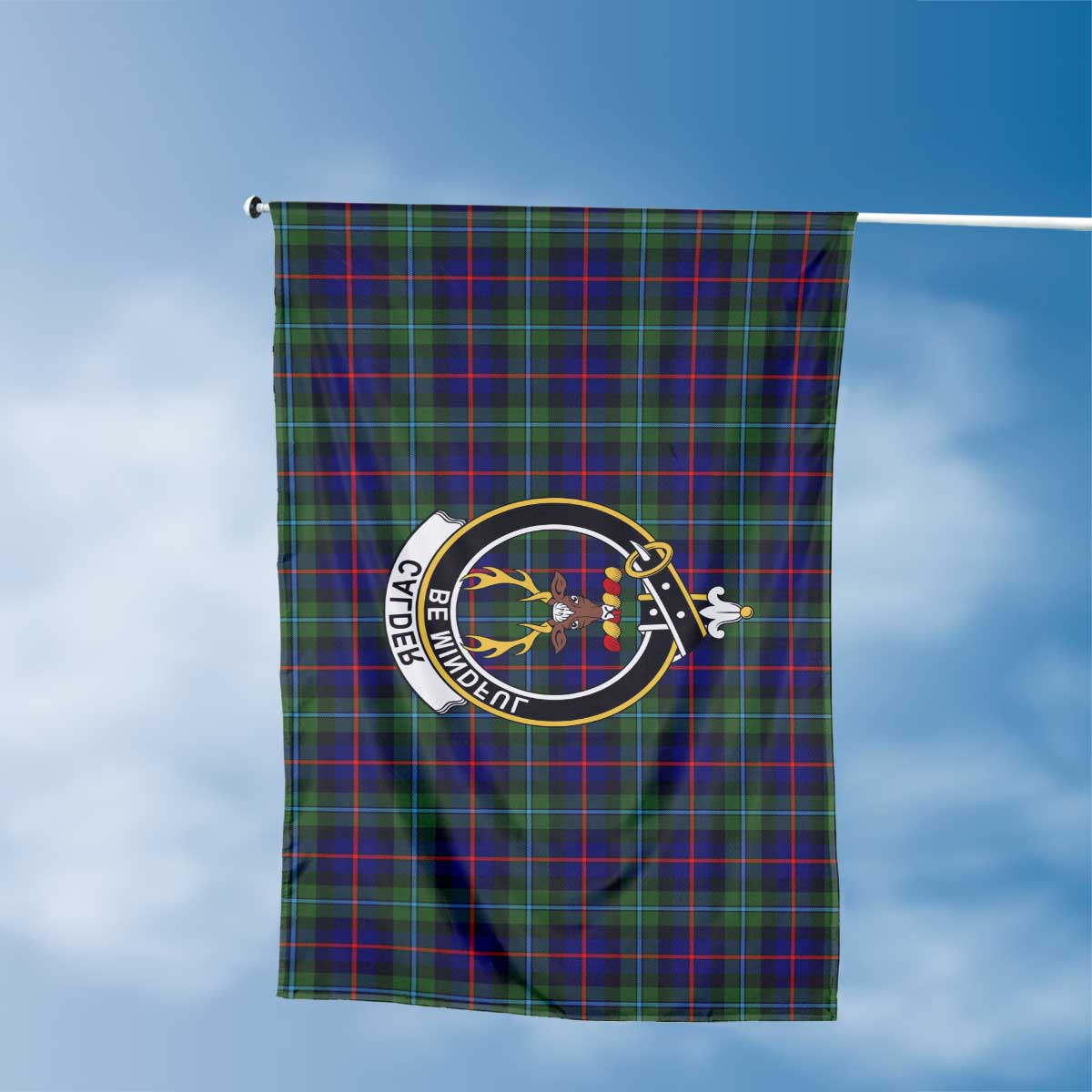 Clan Calder Tartan Flag 1 Crest And Plaid Basic Style Tartan House Flag Crest And Plaid Basic Style