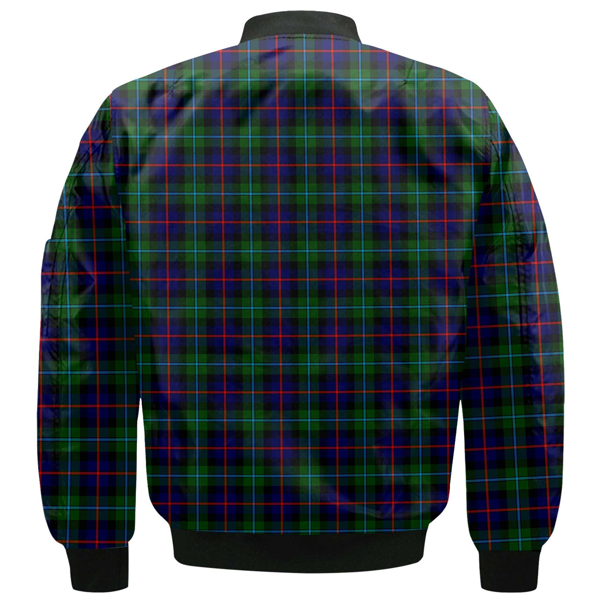 Clan Calder Tartan Men Bomber Jacket Crest And Plaid Basic Style