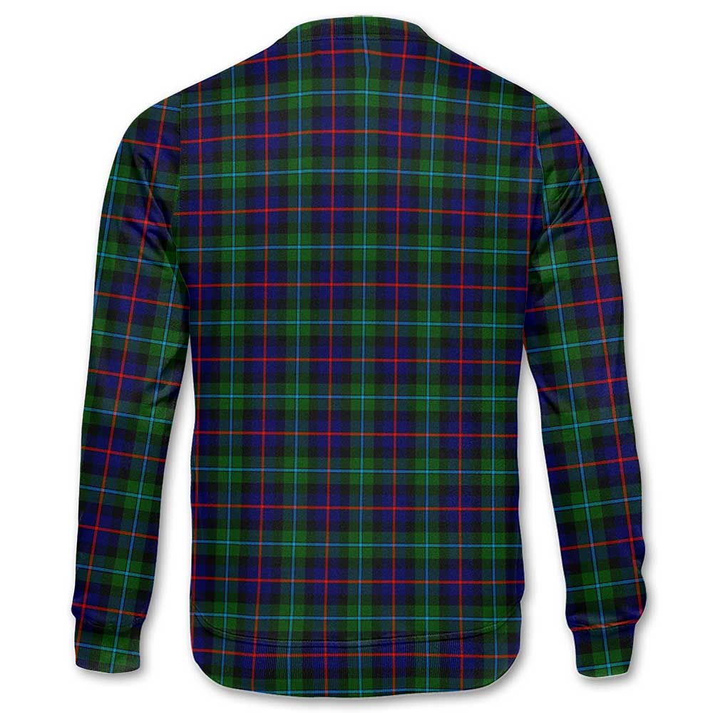 Clan Calder Tartan Men Sweatshirt Crest And Plaid Basic Style