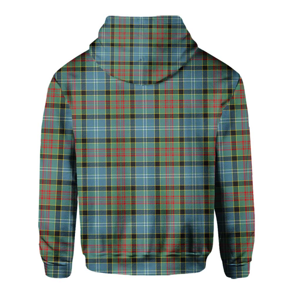 Clan Caldwell Tartan Men Hoodie Crest And Plaid Basic Style