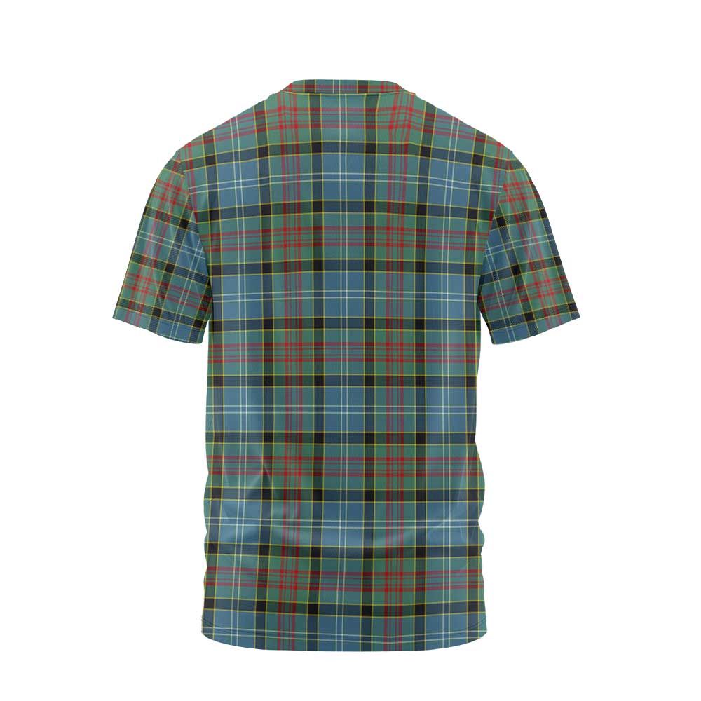 Clan Caldwell Tartan Women T Shirt Crest And Plaid Basic Style