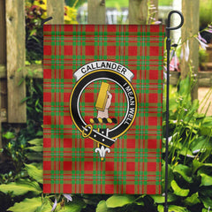 Clan Callander Tartan Garden Flag Crest And Plaid Basic Style