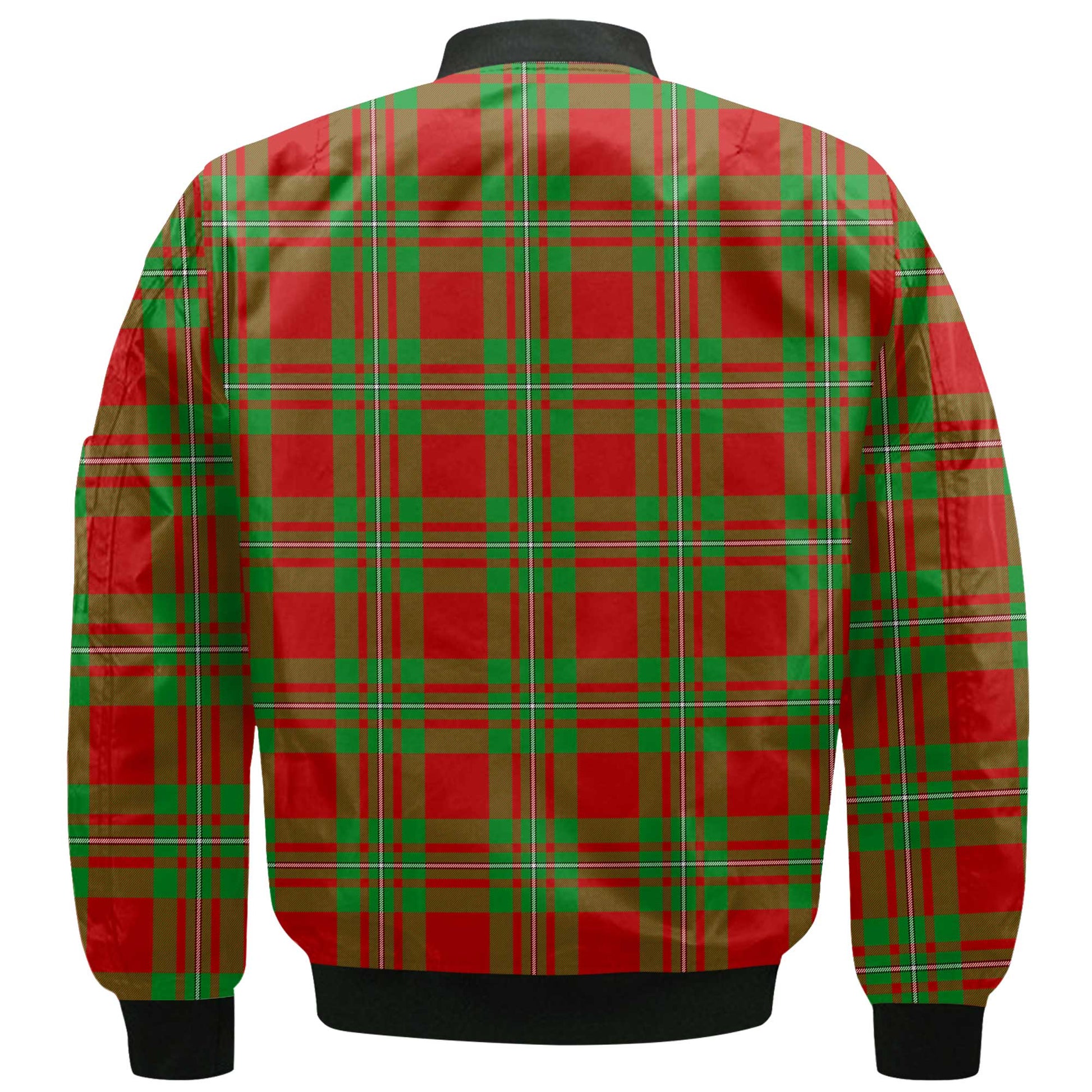 Clan Callander Tartan Men Bomber Jacket Crest And Plaid Basic Style