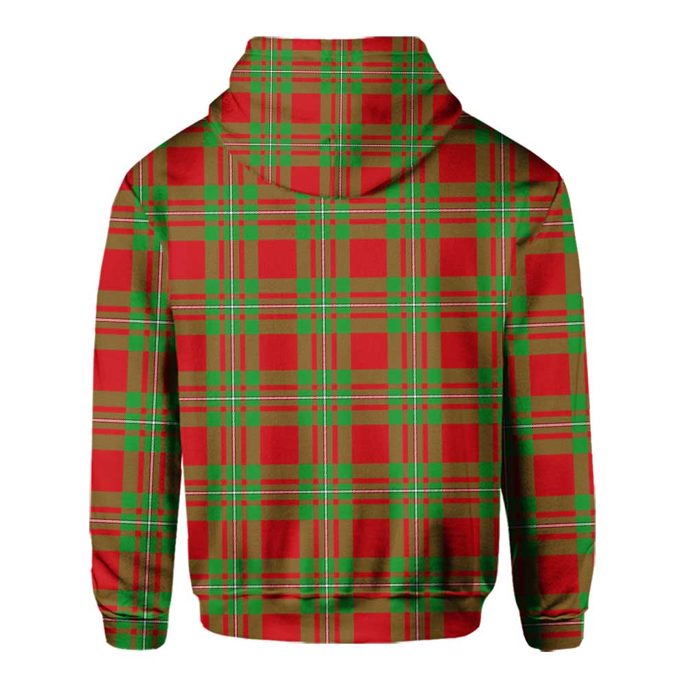 Clan Callander Tartan Men Hoodie Crest And Plaid Basic Style