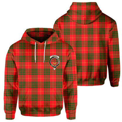 Clan Cameron Tartan Men Hoodie Crest And Plaid Basic Style