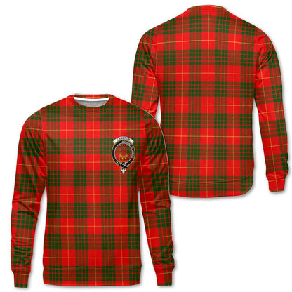 Clan Cameron Tartan Men Sweatshirt Crest And Plaid Basic Style