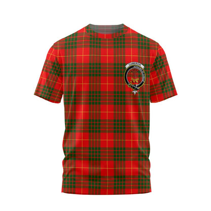 Clan Cameron Tartan Men T Shirt Crest And Plaid Basic Style