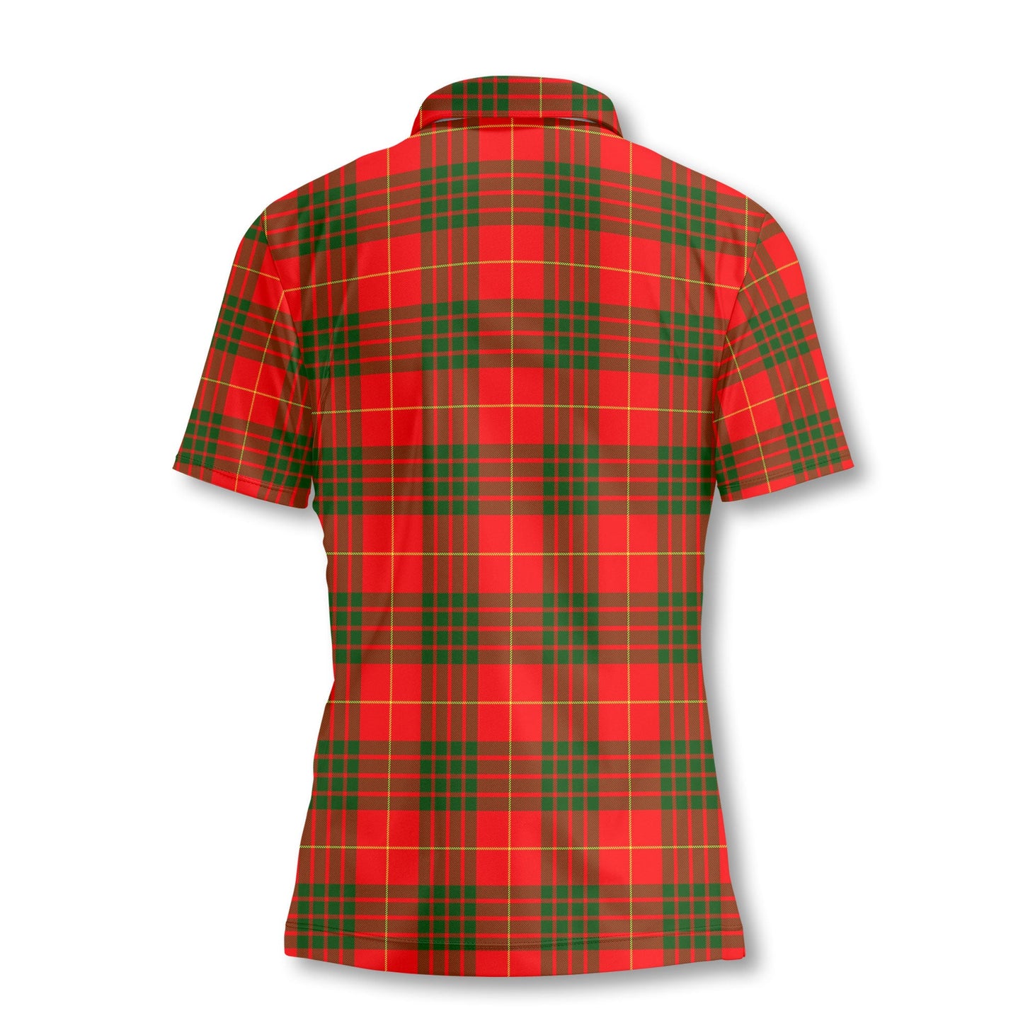 Clan Cameron Tartan Women Polo Shirt Crest And Plaid Basic Style