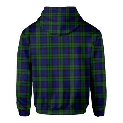 Clan Campbell Tartan Women Hoodie Crest And Plaid Basic Style