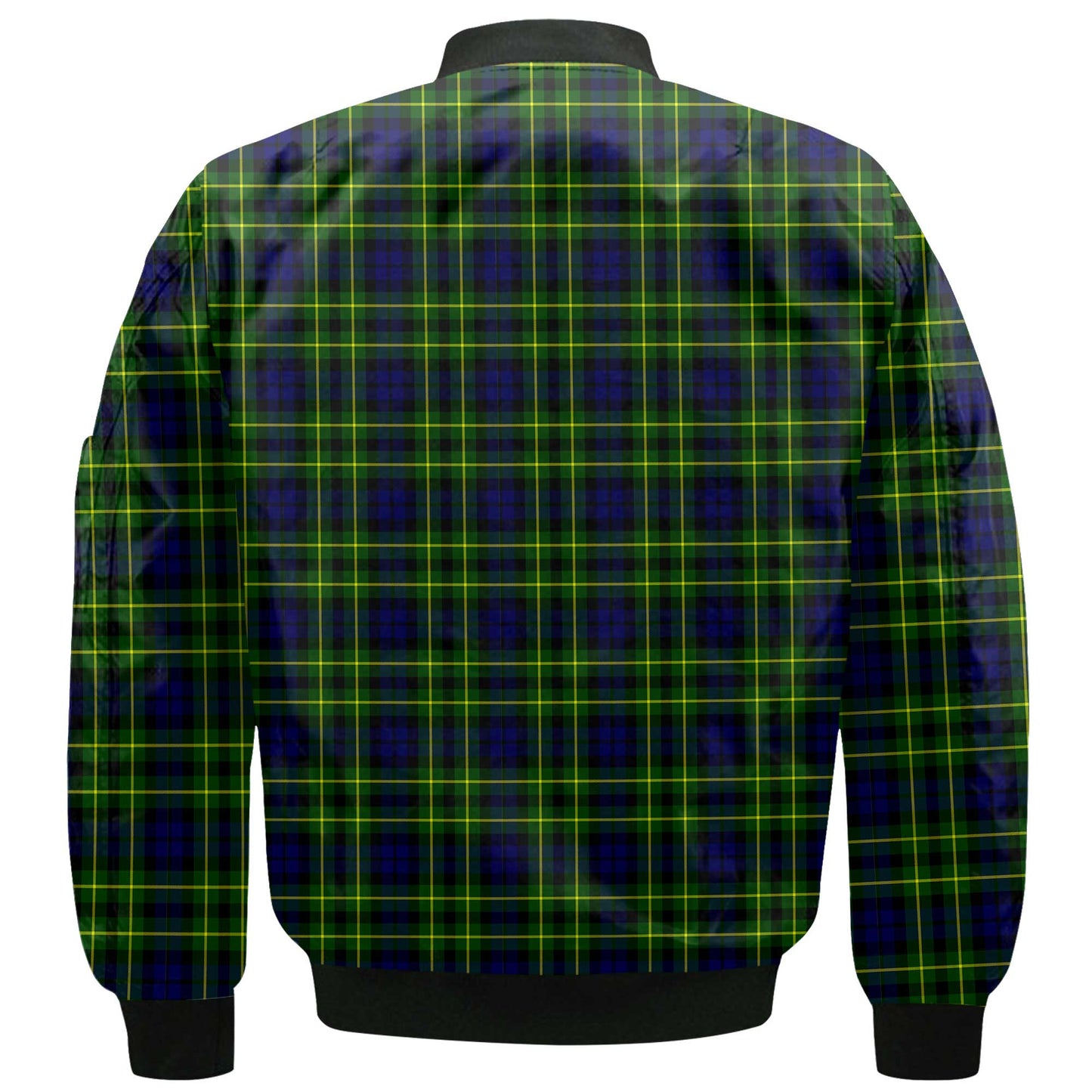 Clan Campbell Of Breadalbane Tartan Men Bomber Jacket Crest And Plaid Basic Style