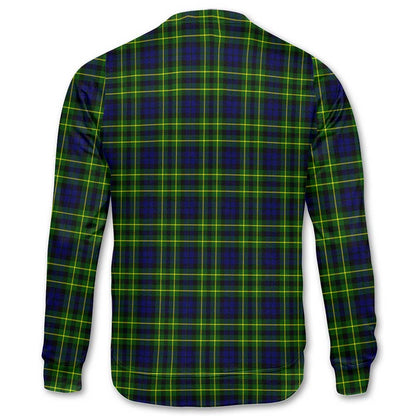 Clan Campbell Of Breadalbane Tartan Men Sweatshirt Crest And Plaid Basic Style