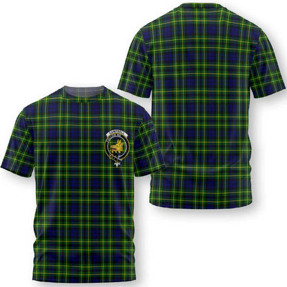 Clan Campbell Of Breadalbane Tartan Men T Shirt Crest And Plaid Basic Style