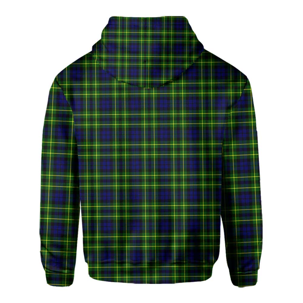 Clan Campbell Of Breadalbane Tartan Women Hoodie Crest And Plaid Basic Style