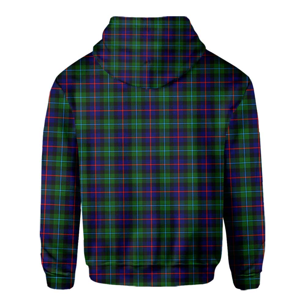 Clan Campbell Of Cawdor Tartan Men Hoodie Crest And Plaid Basic Style