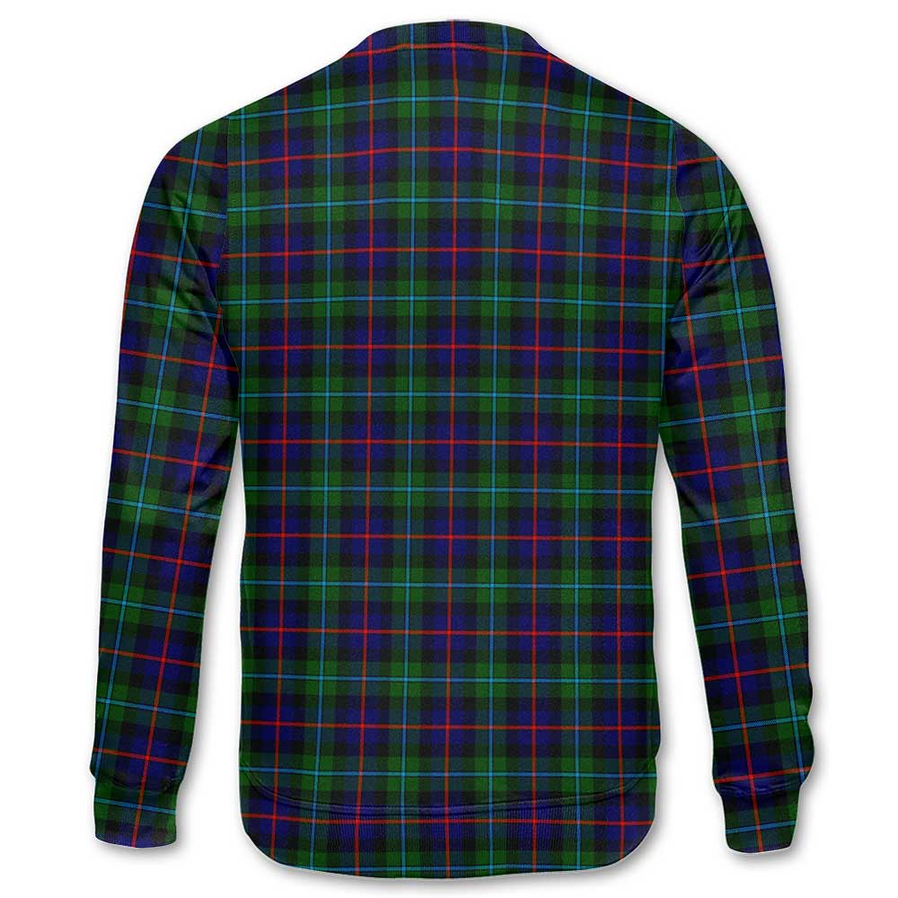 Clan Campbell Of Cawdor Tartan Men Sweatshirt Crest And Plaid Basic Style