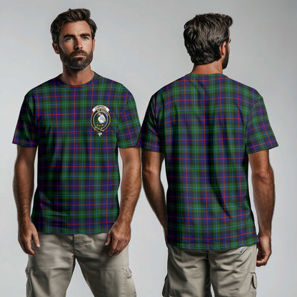 Clan Campbell Of Cawdor Tartan Men T Shirt Crest And Plaid Basic Style