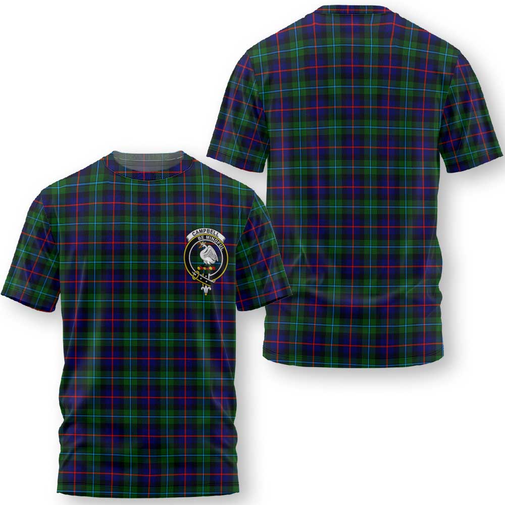 Clan Campbell Of Cawdor Tartan Men T Shirt Crest And Plaid Basic Style