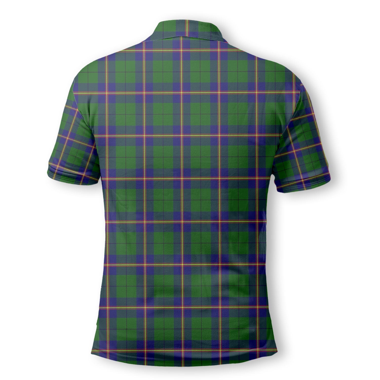 Clan Carmichael Tartan Golf Men Polo Shirt Crest And Plaid Basic Style