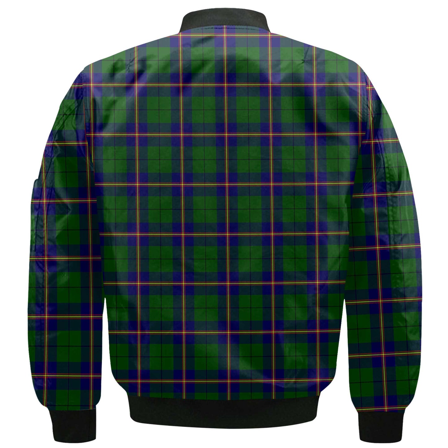 Clan Carmichael Tartan Men Bomber Jacket Crest And Plaid Basic Style