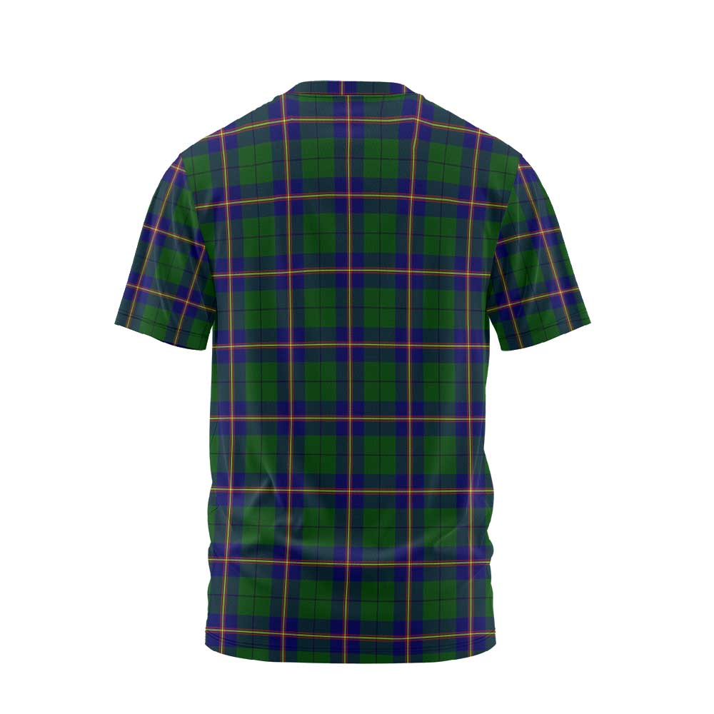 Clan Carmichael Tartan Men T Shirt Crest And Plaid Basic Style